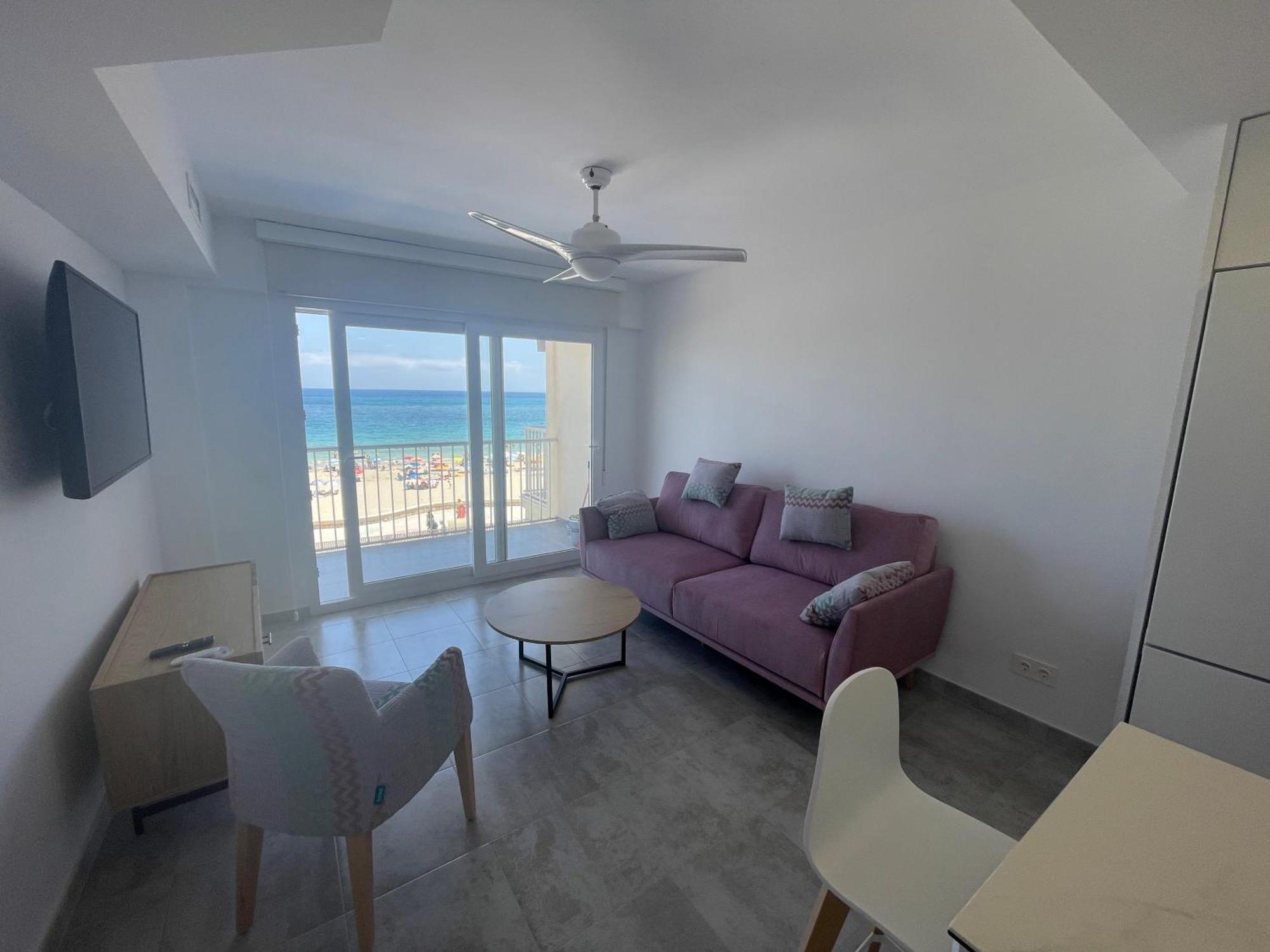 Medi Playa primera linea con aparcamiento Calpe Esterno foto
